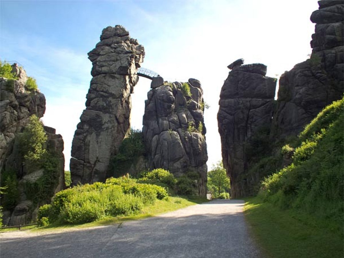 Externsteine Kraftorte Magische Plätze Deutschland