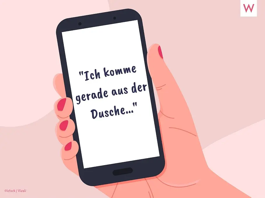 Ich komme aus der Dusche! Sexting Beispiele