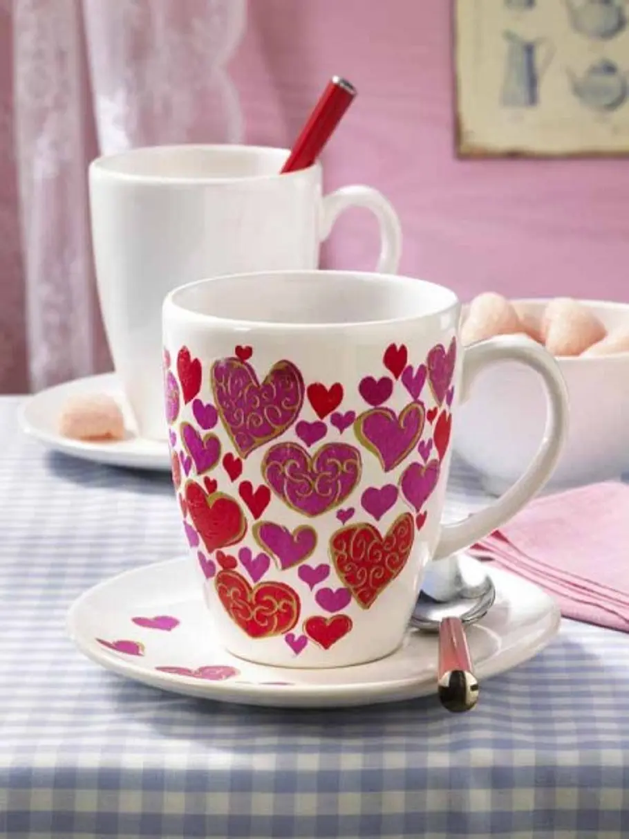 Muttertagsgeschenk selber machen: Eine Tasse für Mama 11 geschenke selbermachen