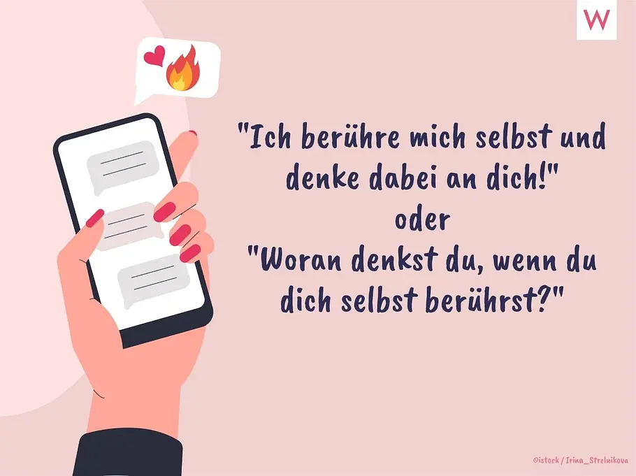 Ich berühre mich selbst! Sexting Beispiele