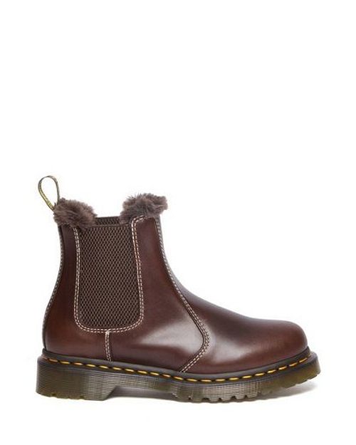 DR. MARTENS Damen Chelsea Boots LEONORE FUR LINED