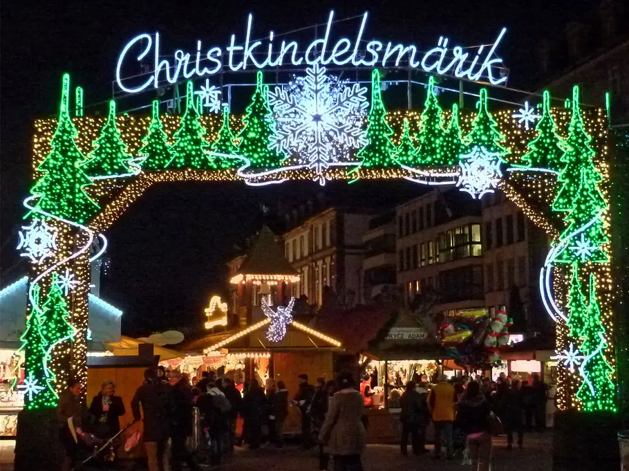 Straßburg, Frankreich: Christkindelsmärik Straßburg Weihnachtsmarkt