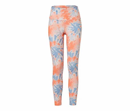 7/8-Sporttight, orange-blau