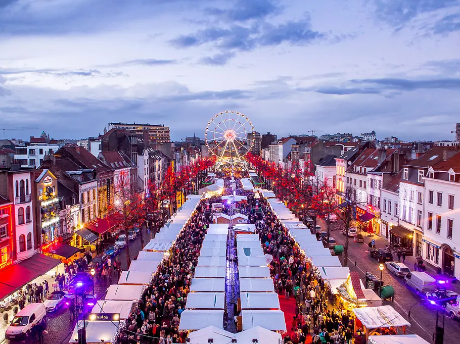 Brüssel, Belgien: Winter Wonders Weihnachtsmarkt Brüssel Winter Wonder