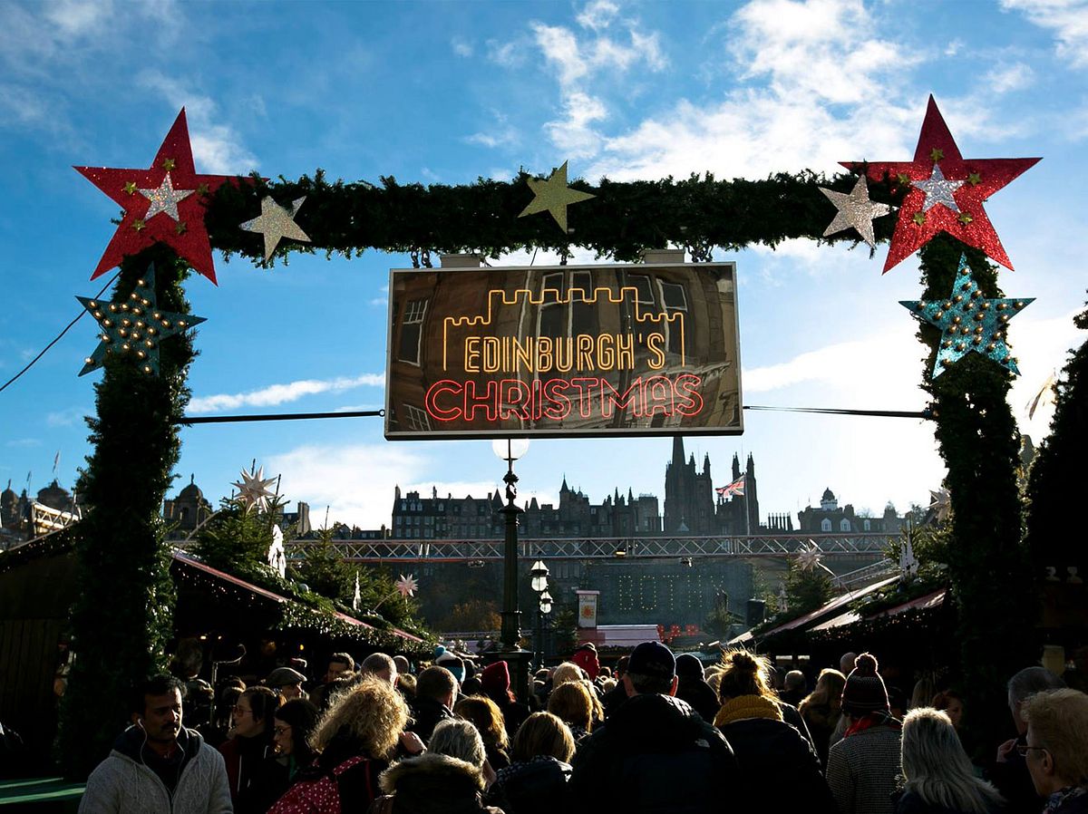 Edinburgh Weihnachtsmarkt