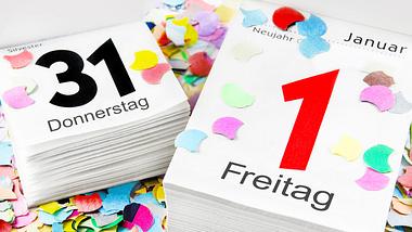 Abreißkalender 2021 mit Konfetti - Foto: iStock/Santje09