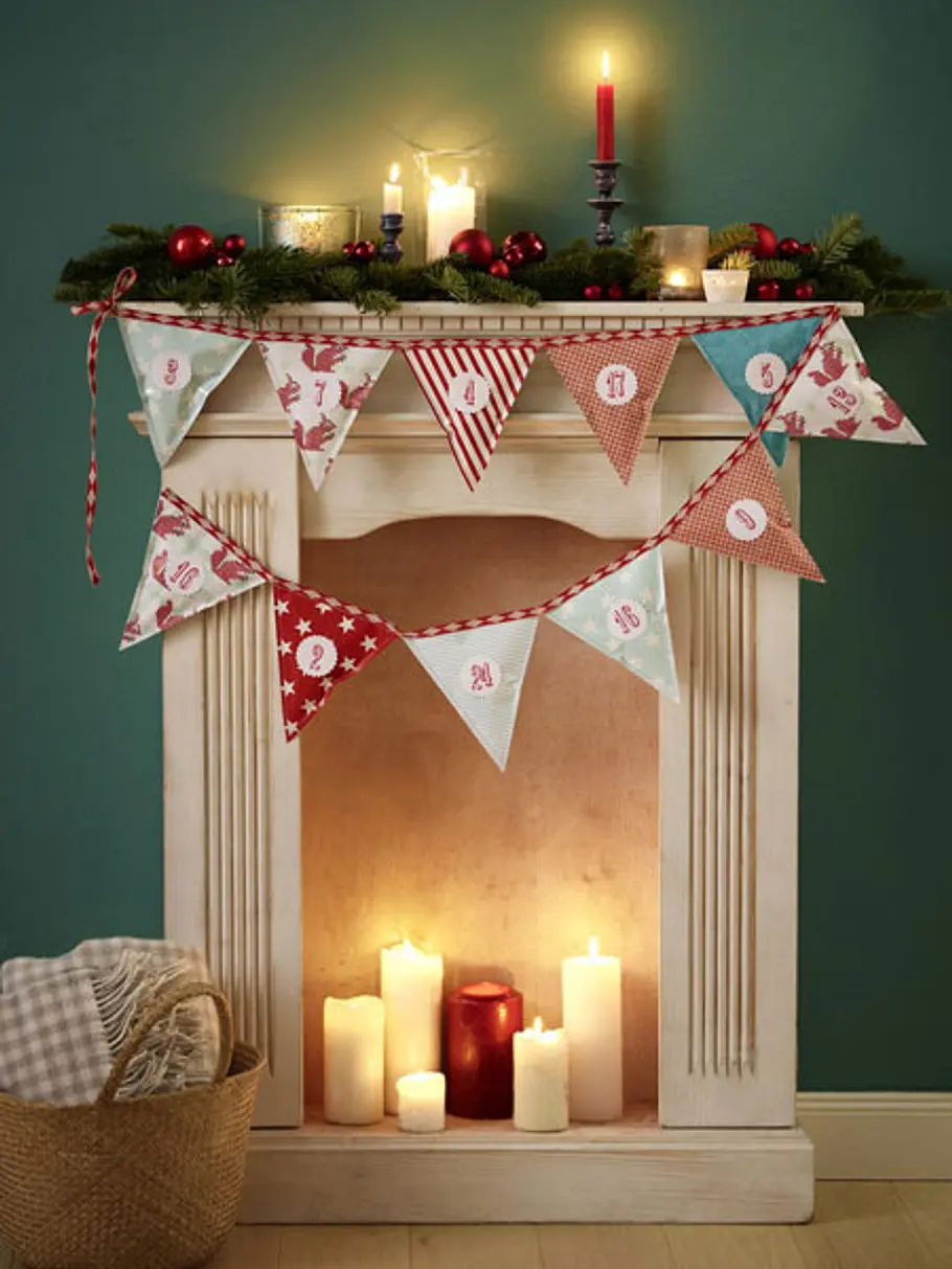 Adventskalender: Wimpelkette Wimpelkette
