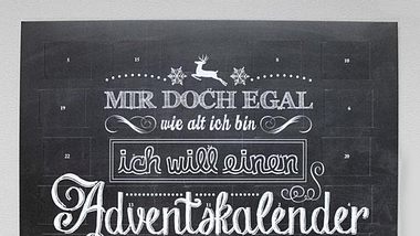 Adventskalender für Erwachsene zum Kaufen Mir doch egal - Foto: design-3000.de