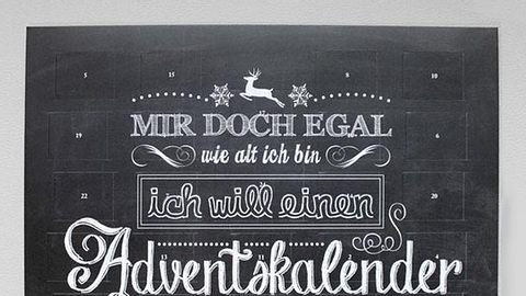 Adventskalender für Erwachsene zum Kaufen Mir doch egal - Foto: design-3000.de