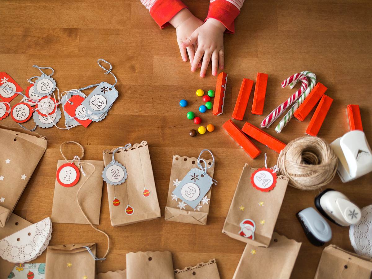 Adventskalender für Kinder selber machen.