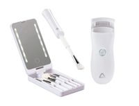 Ambiano Beauty-Tool Geschenkset, weiß, 3-tlg., weiß oder schwarz