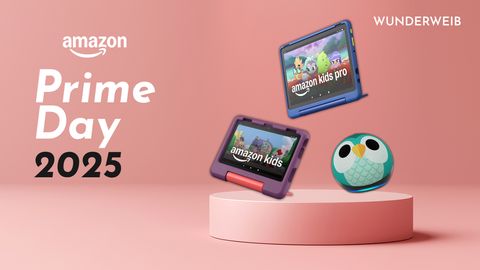 Amazon Fire Kids Tablets & Echo Dots Kids Prime Day 2025 - Foto: Wunderweib.de & iStock (Lemon_tm)