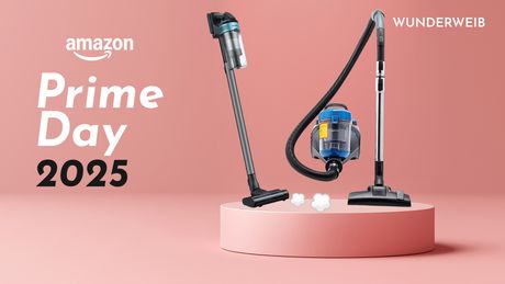 Akku-Staubsauger beim Amazon Prime Day im Rabatt - Foto: PR / Kollage: wunderweib.de
