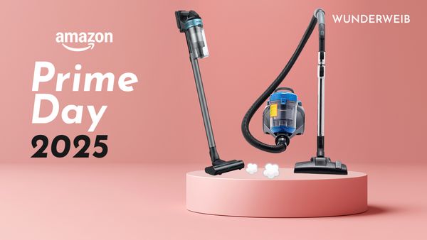 Akku-Staubsauger beim Amazon Prime Day im Rabatt - Foto: PR / Kollage: wunderweib.de