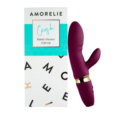 Amorelie Crush Rabbit-Vibrator mit Penisring