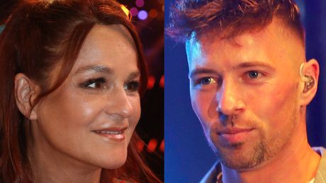 Andrea Berg und Ramon Roselly geben sich jetzt gegenseitig Halt... - Foto: IMAGO / Christian Schroedter (links) / Agentur Baganz (rechts) / Collage: Redaktion Wunderweib