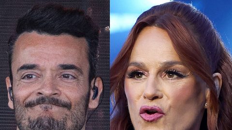 Giovanni Zarrella vs. Andrea Berg: Das Drama spitzt sich zu! - Foto: IMAGO / KreativMedia Press (links) & IMAGO / Bildagentur Monn (rechts), Collage: Wunderweib Redaktion