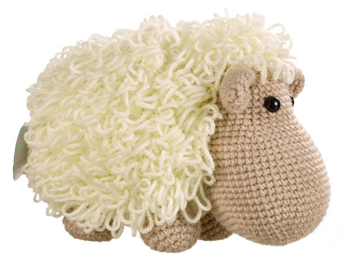 Kuscheltier stricken: Wolliges Schaf zum Nachstricken