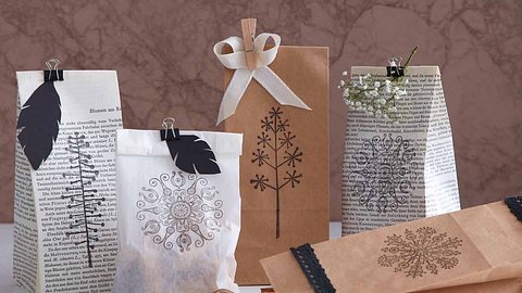 Perfekt für kleine Geschenke: In diesen Tüten können Sie Ihre Weihnachtsgeschenke verpacken. - Foto: DECO & STYLE EXPERTS