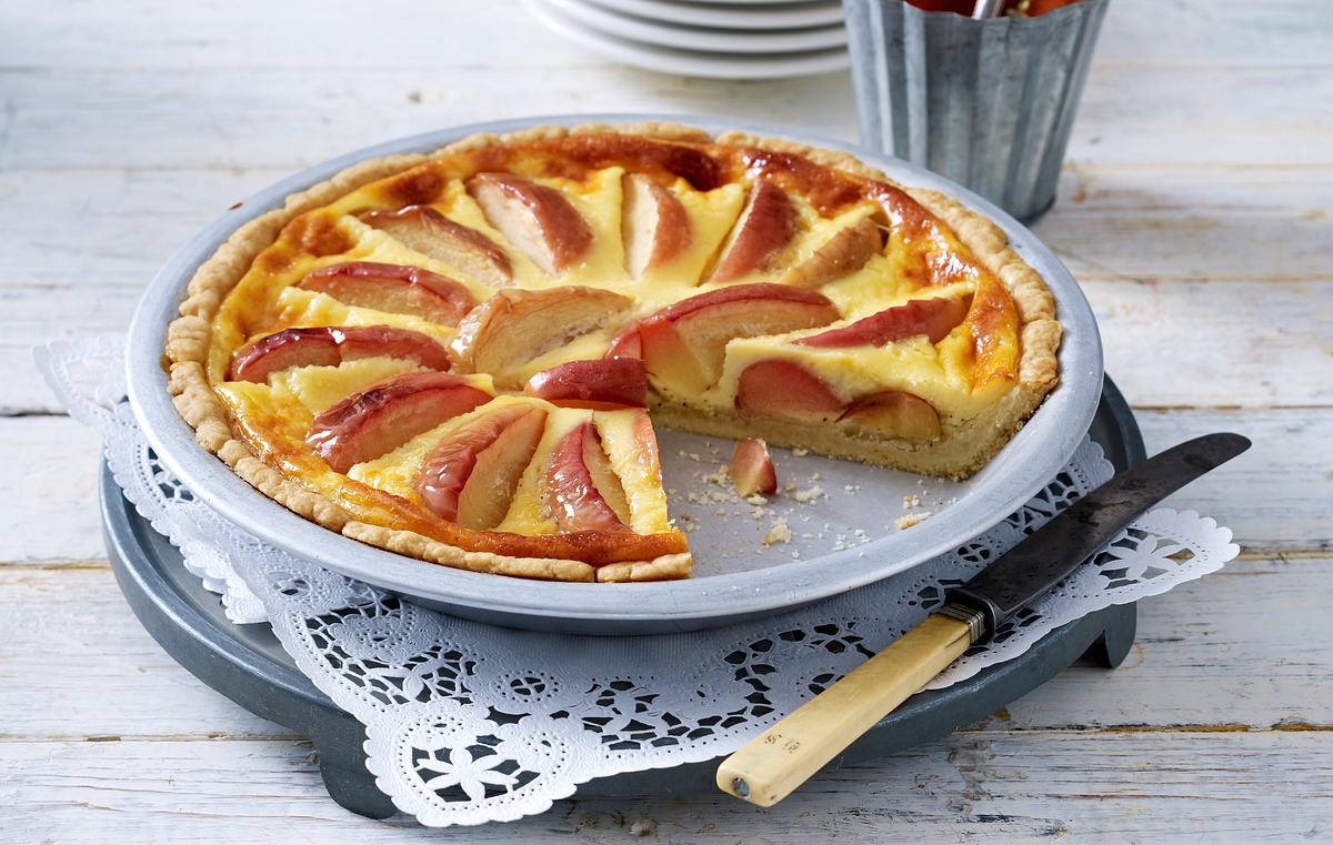 Apfel-Eierlikör-Tarte