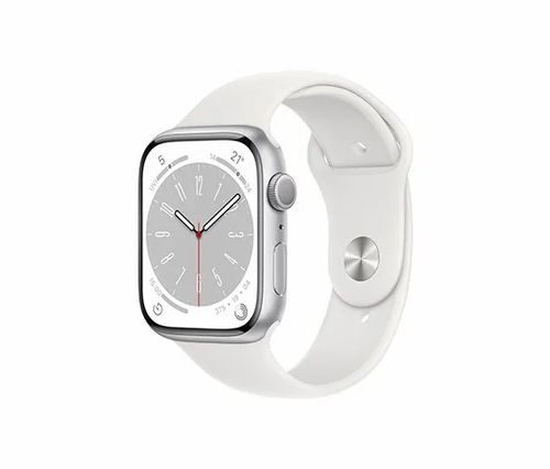 Apple Watch Series 8, 45 mm, weiß