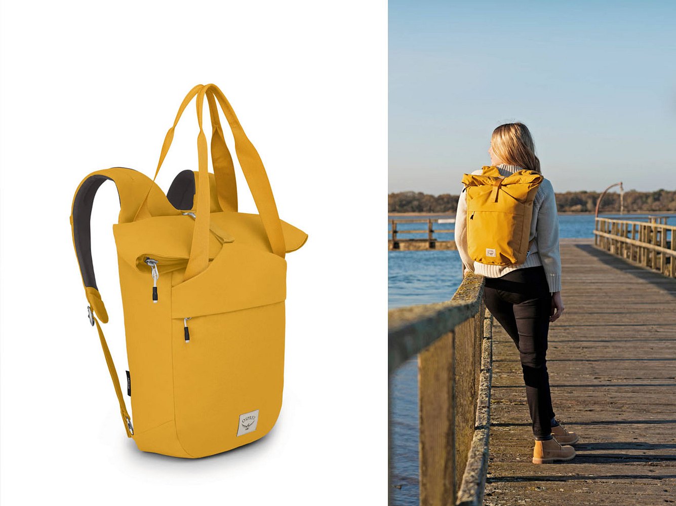 Der Arcane Tote Pack ist ein Rucksack zum Verlieben, denn er ist nicht nur nachhaltig und funktional, sondern auch super stylisch!