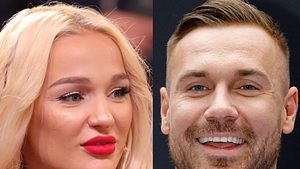 Chris Broy & Emmy Russ: Jetzt wird geflirtet, was das Zeug hält! - Foto: Andreas Rentz/Getty Images (links) & IMAGO / Future Image (rechts), Collage: Wunderweib Redaktion