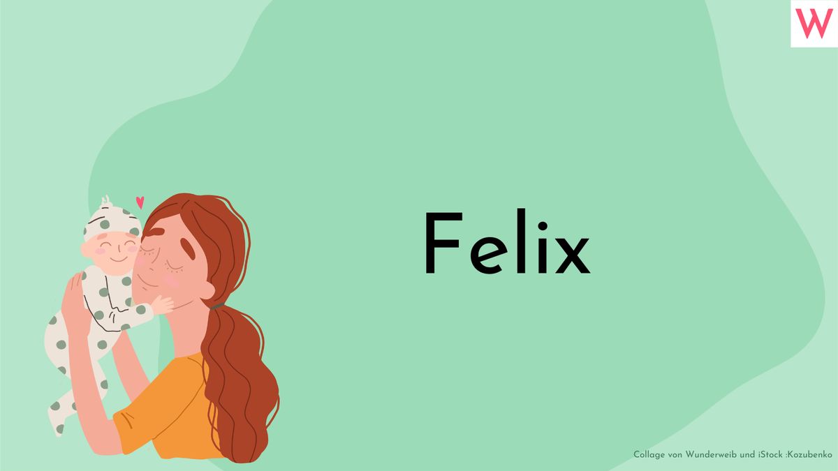 Grafik mit Babynamen Felix