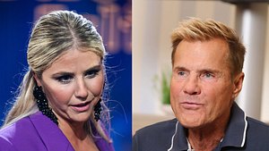 Noch hat Dieter gut lachen! Doch bald trifft er auf eine taffe Beatrice, die ihm diesmal ordentlich die Stirn bieten kann. - Foto: IMAGO / Christian Schroedter (links / IMAGO / Eventpress (rechts) / Collage: Wunderweib Redaktion