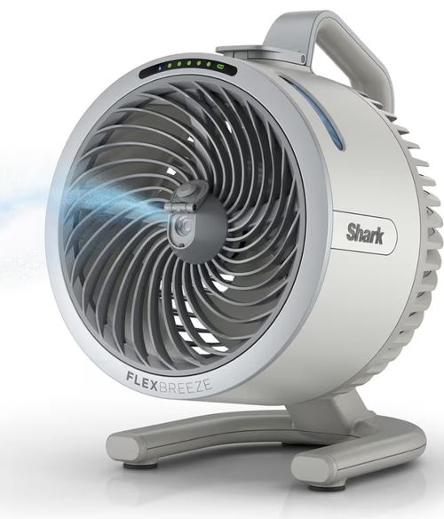Shark Flex Breeze HydroGo Ventilator mit Sprühnebel - Perlgrau FA050EUDV
