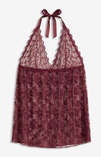 Neckholderkleid aus Spitze