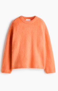 Oversize-Pullover aus Mohairmix