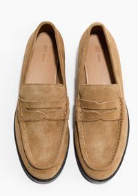 Loafer aus Veloursleder