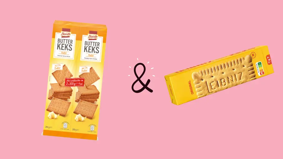 Biscotto Butterkeks Classic vs Leibniz