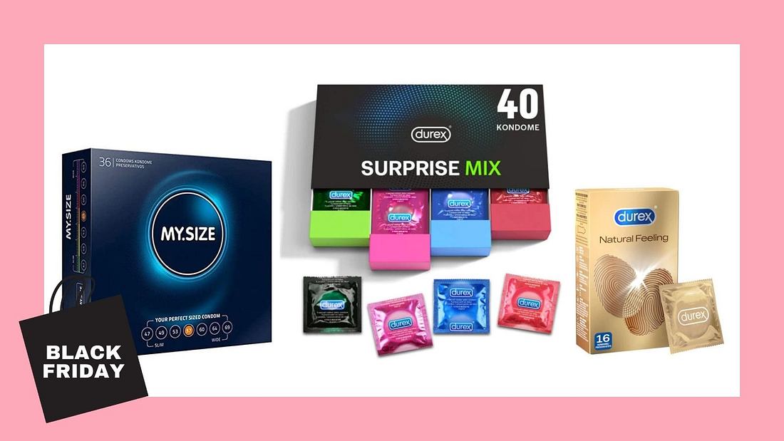 In der Black Friday Woche sind Kondome von Durex und MySize reduziert