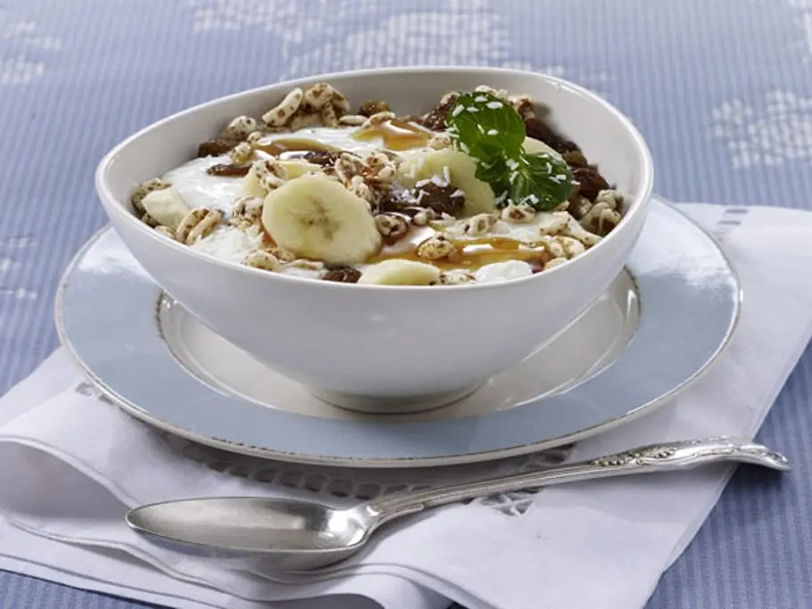 blitzrezepte abnehmen bananenmuesli