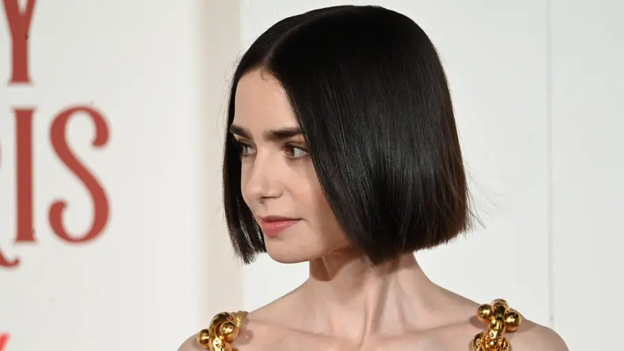 Blunt Bob Lilly Collins Blunt Bob