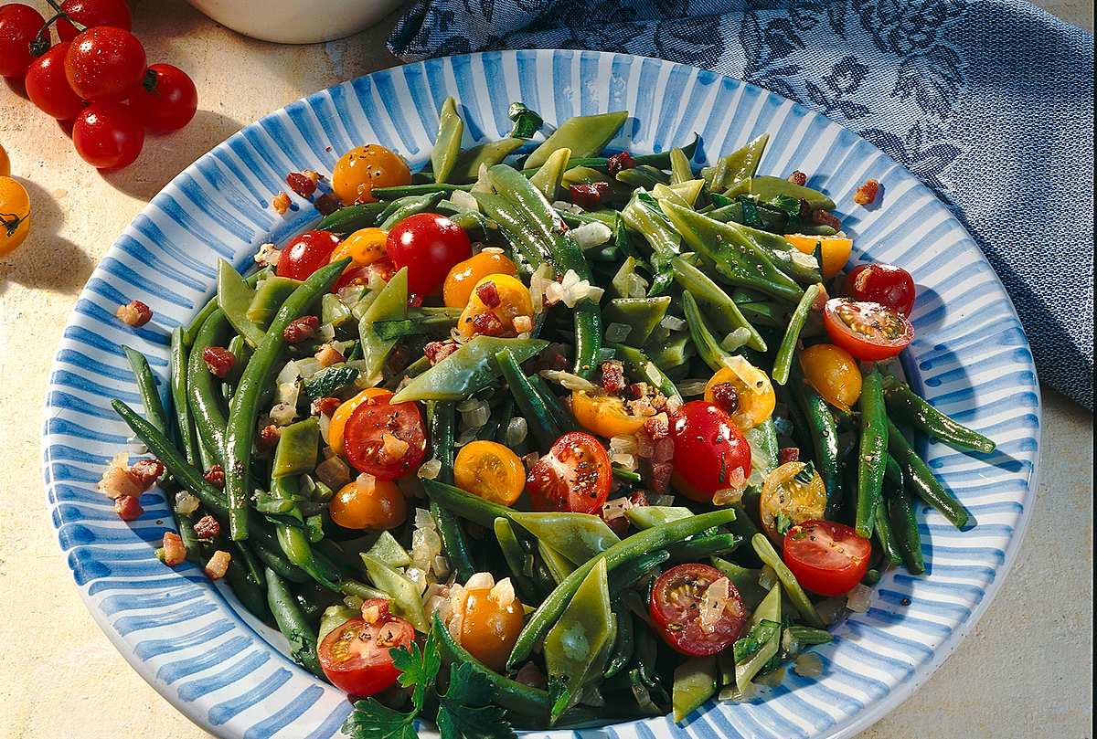 Bohnensalat mit Kirschtomaten: Das leckere Rezept zum Abnehmen