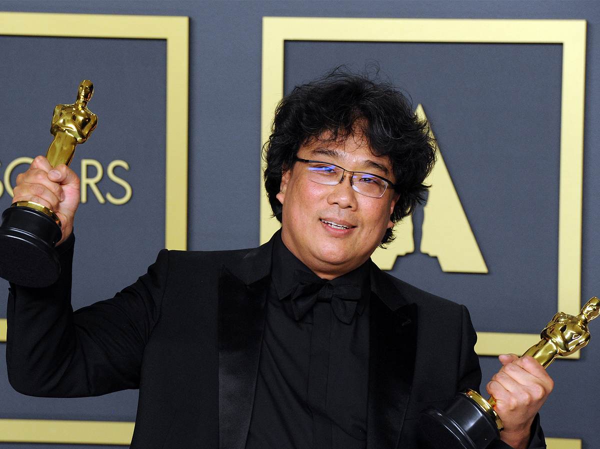 Bong Joon-Ho konnte sich bei der Oscarverleihung gleich vier Preise sichern.