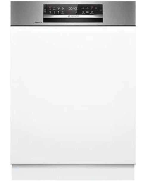 Bosch SMI6TCS00E Serie 6 Smarter Geschirrspüler Teilintegriert, 60 cm breit, Besteckschublade, Silence Programm besonders leise, PerfectDry mit Zeolith trocknet sogar Kunststoff