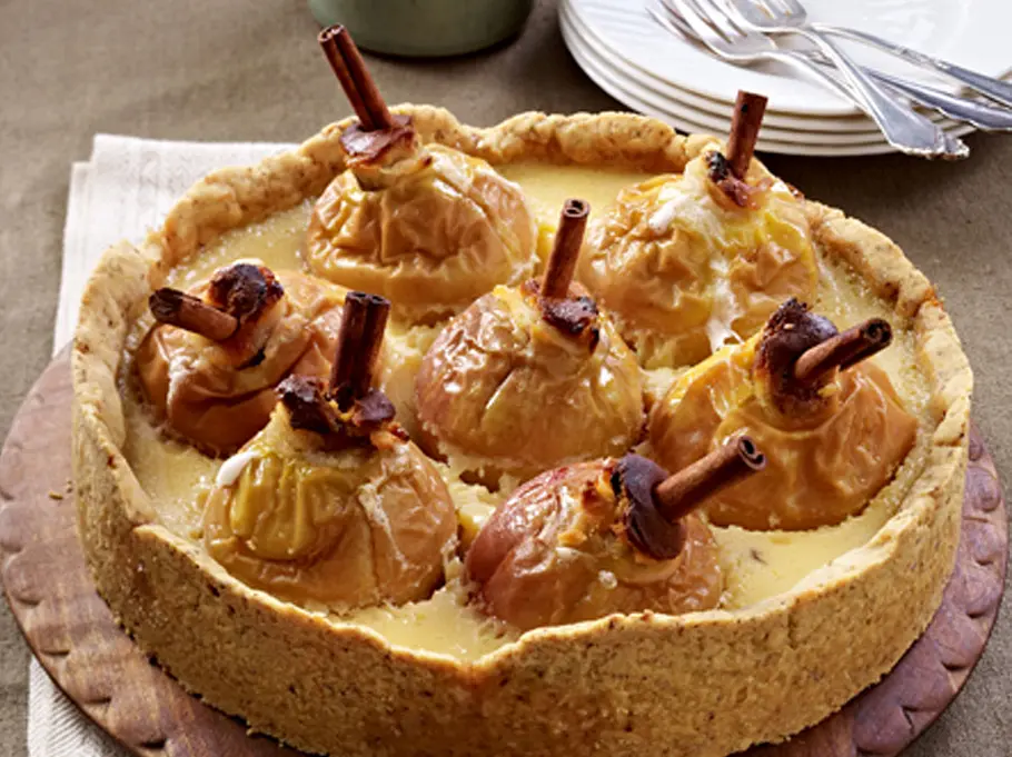 Bratapfelkuchen: Weihnachtstorte einfach und gut Bratapfelkuchen: Weihnachtstorte einfach und gut