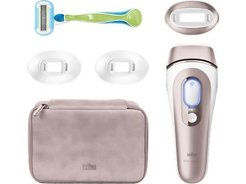 Braun Skin i-expert Pro 7 IPL Haarentferner in Weiß/Rose