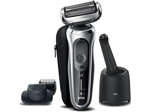 Braun Series 7 Eleketrorasierer in Silber/Schwarz 