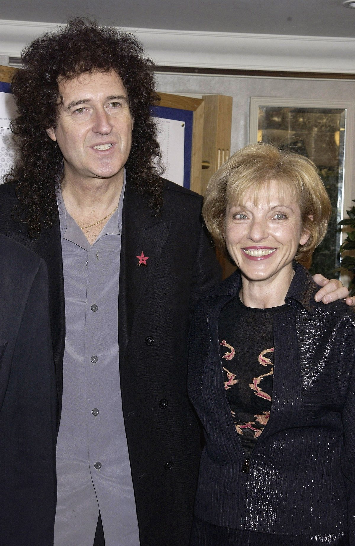 Queen-Musiker Brian May und Mary Austin