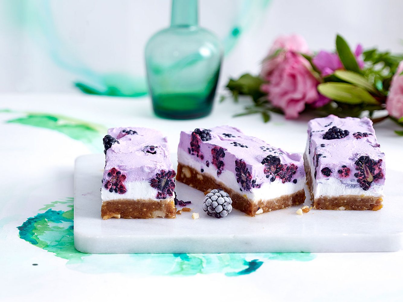 Brombeerkuchen ohne Backen: Erfrischender Genuss für Beeren-Freunde Brombeerkuchen ohne Backen: Erfrischender Genuss für Beeren-Freunde