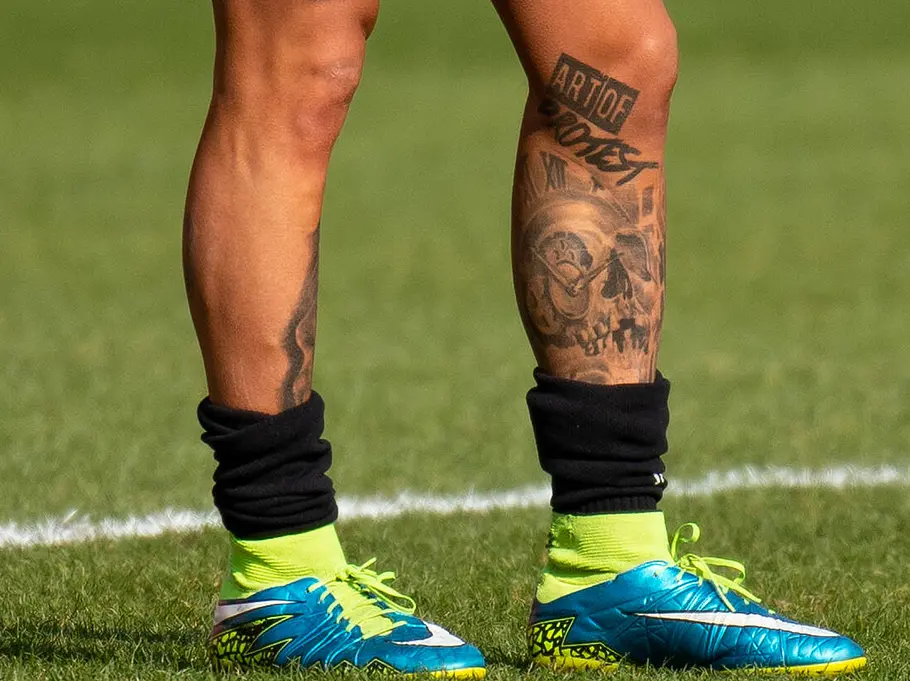 Fußballer-Tattoos: Brooke Nunn