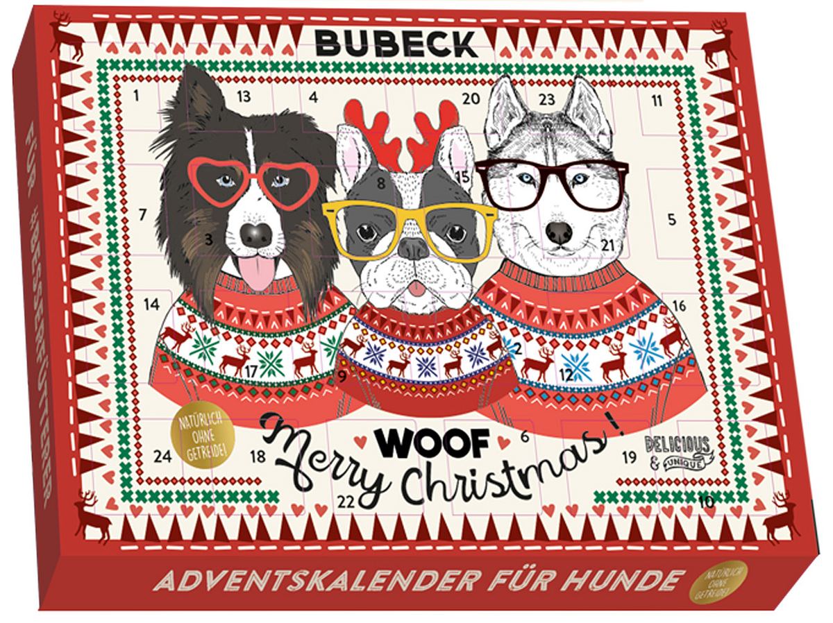 Hundeadventskalender von Bubeck.