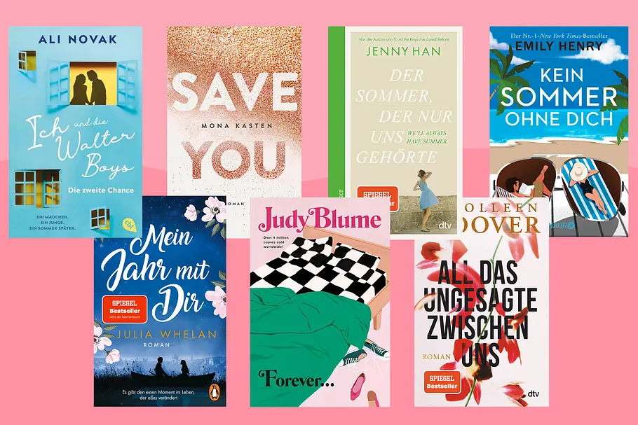 Buchverfilmungen 2025 Diese und weitere Romance-Bücher werden dieses Jahr verfilmt.