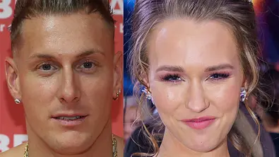 Calvin Kleinen sieht Talent in Laura Müller und macht ihr ein Angebot! - Foto: IMAGO / CHROMORANGE (links) & IMAGO / Revierfoto (rechts), Collage: Wunderweib Redaktion