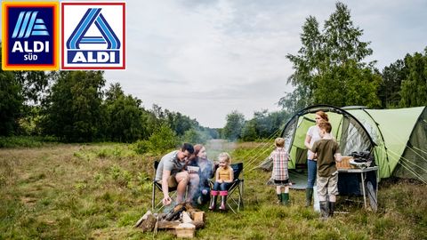 Campingausrüstung bei Aldi - Foto: iStock/ JohnnyGreig/ PR